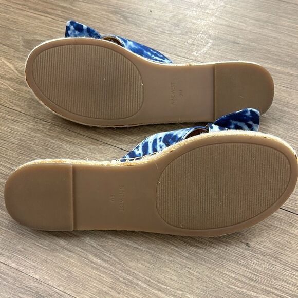 Nine West Blue And White Sandals - Picture 5 of 7